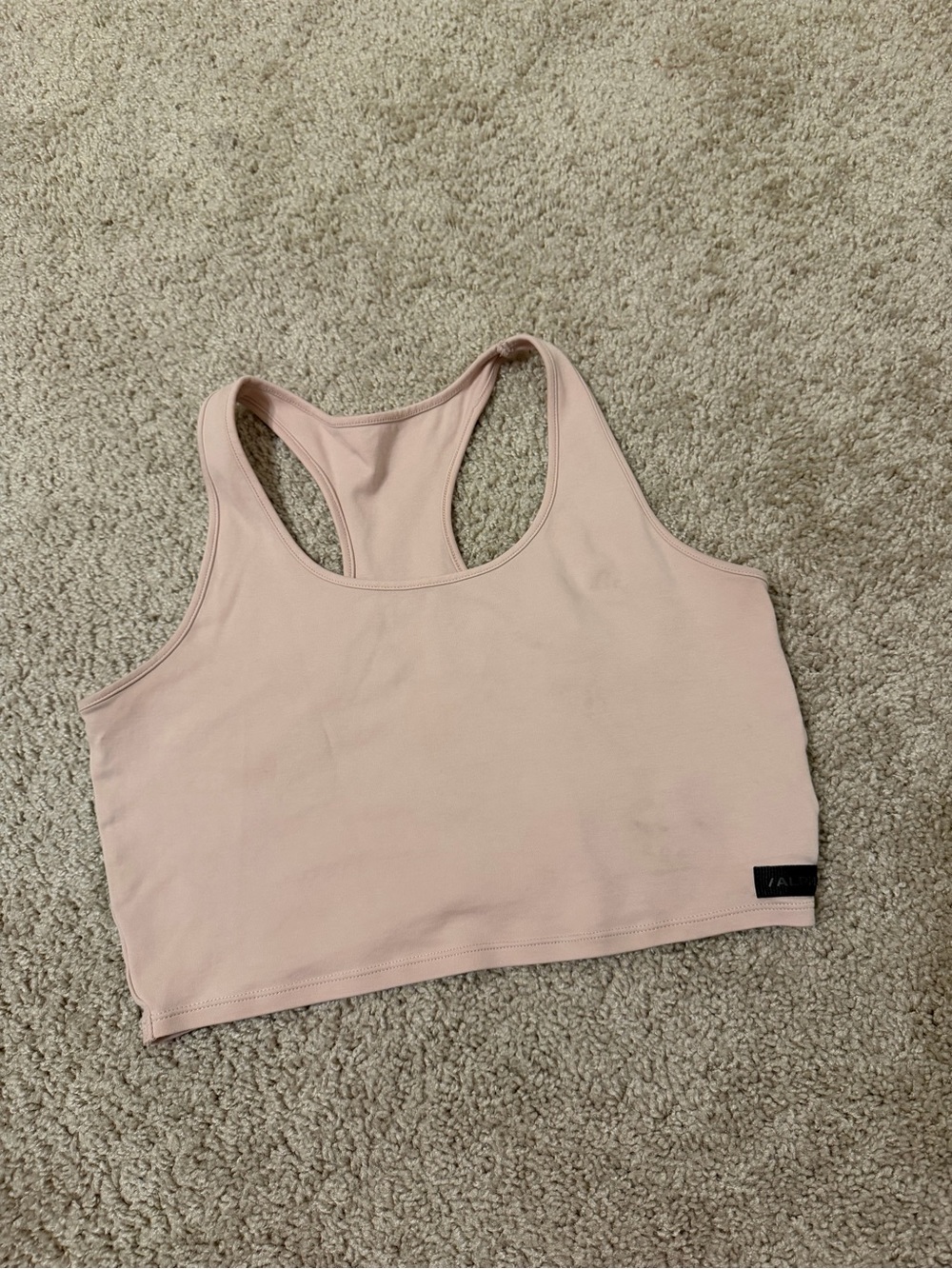 Alphalete Racerback Crop Tank Top, Small